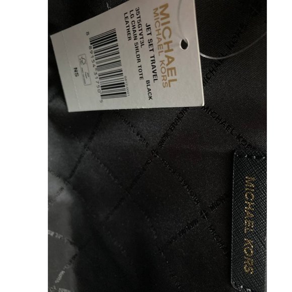 Michael Kors Large Chain Shoulder Tote in Black - Picture 5 of 9